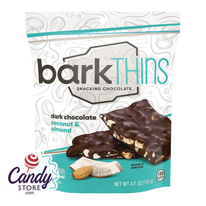 Bark Thins Dark Chocolate Coconut Almond 4.7oz Pouch - 12ct CandyStore.com