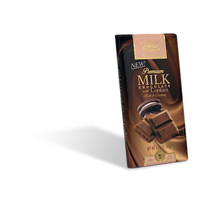 Baron Milk Chocolate with Cookies Bar - 12ct CandyStore.com