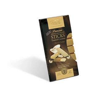 Baron White Chocolate Coconut Sticks - 12ct CandyStore.com