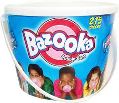 Bazooka Bubblegum - 275ct Tub CandyStore.com