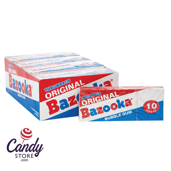 Bazooka Original Gum 10-Piece Packs 12ct - CandyStore.com