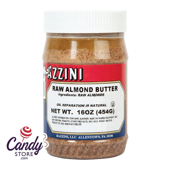 Bazzini Almond Butter Raw Smooth 16oz - 1ct CandyStore.com