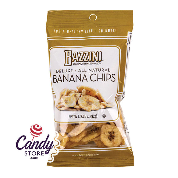 Bazzini Banana Chips 3.25oz Peg Bags - 12ct CandyStore.com
