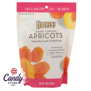 Bazzini Dried Turkish Apricots 10oz Pouch - 8ct CandyStore.com