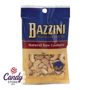 Bazzini Raw Cashews 1.5oz Peg Bags - 12ct CandyStore.com