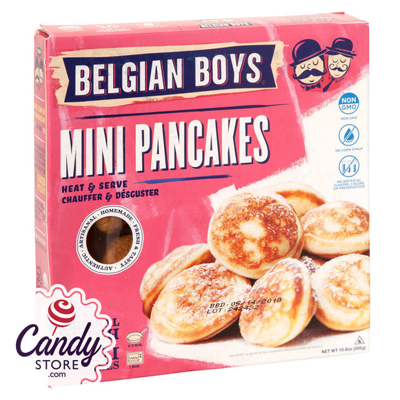 Belgian Boys All Natural Mini Pancakes 10.6oz - 12ct CandyStore.com