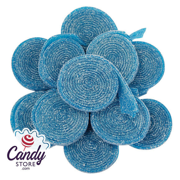 Berry Blue Sour Rolled Belts - 6.6lb CandyStore.com