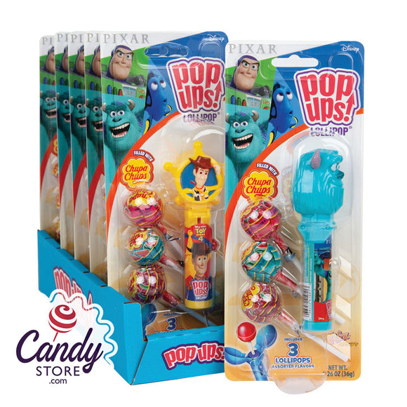 Best Of Pixar Blister Pop-Ups Lollipop Protector Dispenser - 6ct CandyStore.com