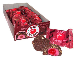 Big Cherry Dark Chocolate Bars - 24ct CandyStore.com