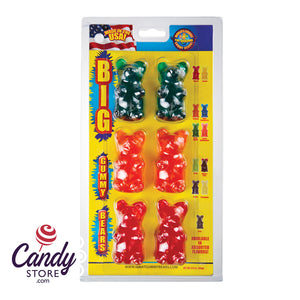 Big Gummy Bears 6 Pc 8.5oz - 12ct CandyStore.com