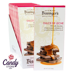 Bissinger's Milk Chocolate Dulce De Leche 3oz Bar - 12ct CandyStore.com