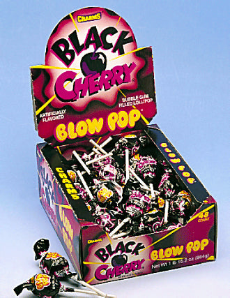 Black Cherry Blow Pops - 48ct CandyStore.com