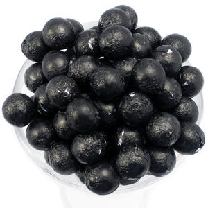 Black Foil Chocolate Balls - 10lb CandyStore.com