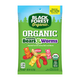 Black Forest Organic Gummi Bears & Worms - 12ct CandyStore.com