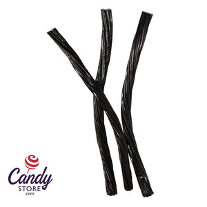 Black Licorice Twists Kenny's - 12lb CandyStore.com