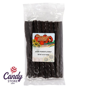 Black Pounder Licorice 16oz - 24ct CandyStore.com