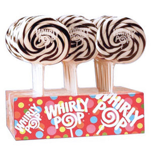 Black Whirly Pops - 24ct Displays CandyStore.com