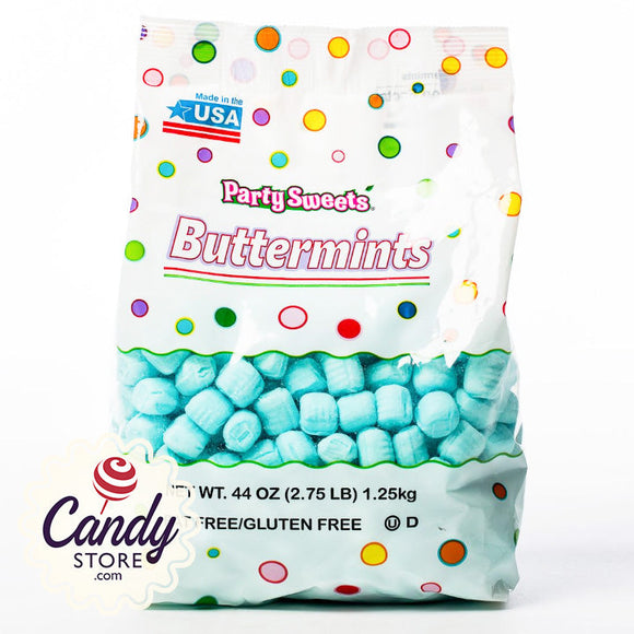Blue Buttermint Creams - 2.75lb Bulk CandyStore.com