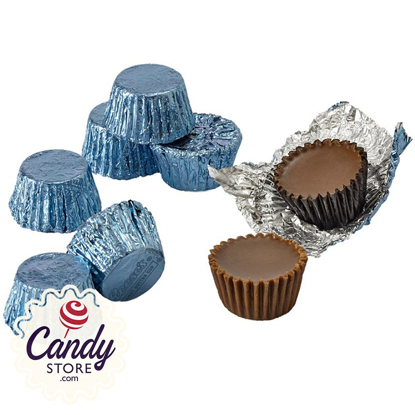 Blue Reese's Cups Miniatures - 4.17lb Bulk | CandyStore.com