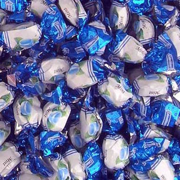 Blue Wrapped Mini Mints - 2.2lb CandyStore.com