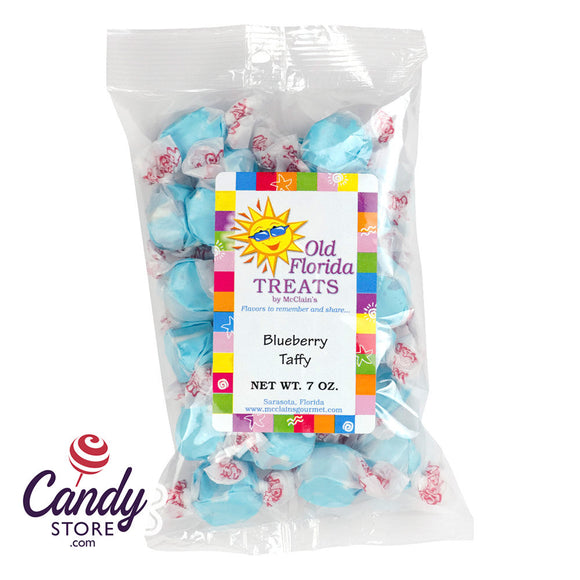 Blueberry Old Florida Treats Taffy - 12ct Bags CandyStore.com