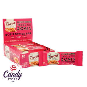 Bob's Red Mill Peanut Butter & Jelly & Oats 1.76oz Bar - 12ct CandyStore.com