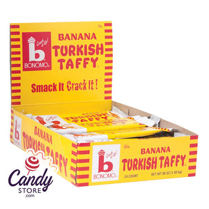 Bonomo Turkish Taffy Banana - 24ct CandyStore.com
