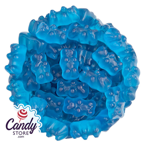 Boppin Blue Raspberry Flavored Gummy Bears - 6.6lb CandyStore.com