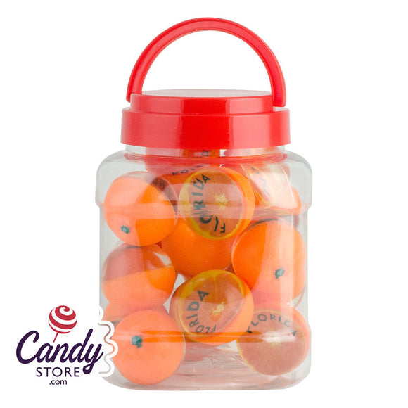 Bouncy Balls Florida Orange - 20ct Tubs CandyStore.com