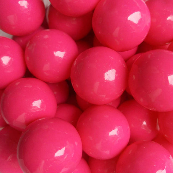Bright Pink Color Splash Gumballs - 2lb CandyStore.com