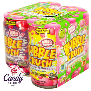 Bubble Crush Bubble Gum Nuggets Cans - 12ct CandyStore.com
