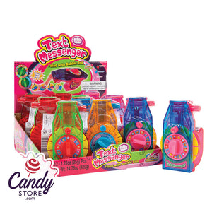 Bubble Gum Roll Text Messenger Toy - 12ct CandyStore.com