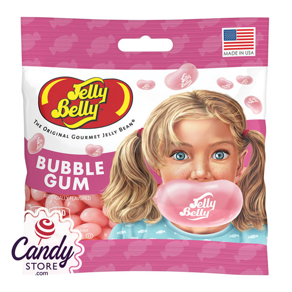 Bubblegum Jelly Belly Jelly Beans 3.5oz Bags - 12ct CandyStore.com