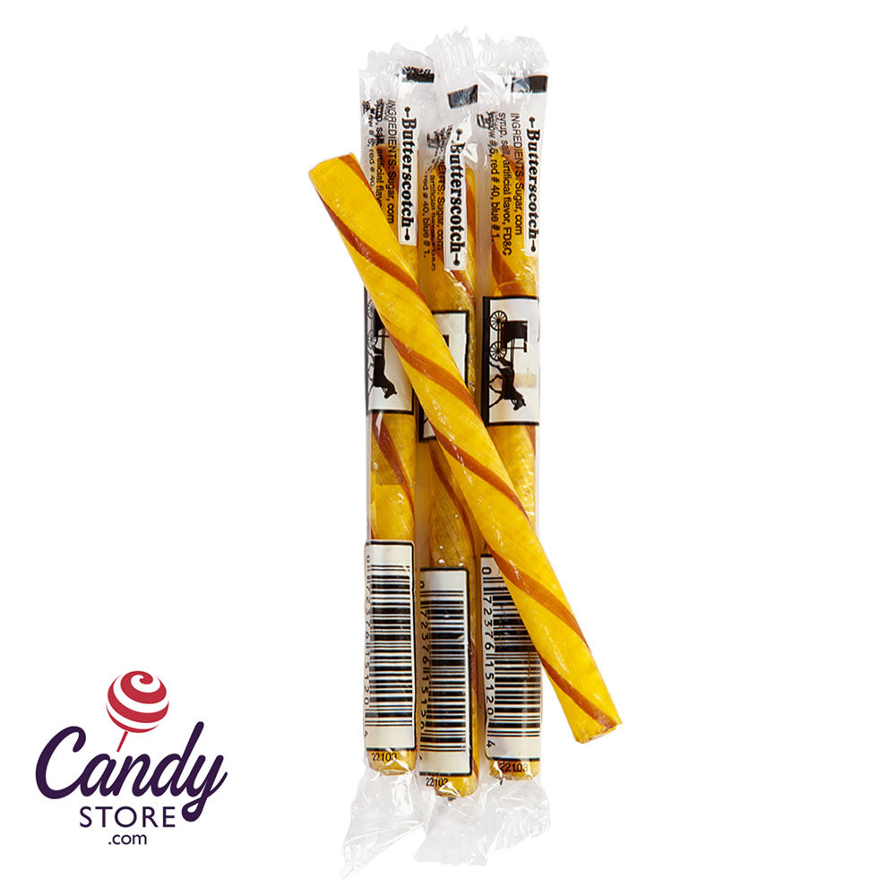 Butterscotch Thin Stick Candy Pennsylvania Dutch - 80ct CandyStore.com
