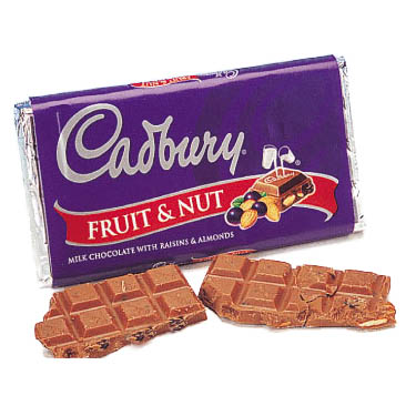 Cadbury Fruit & Nut Chocolate Bars - 14ct