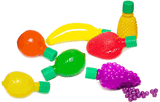 Candy Filled Plastic Fruits - 72ct CandyStore.com