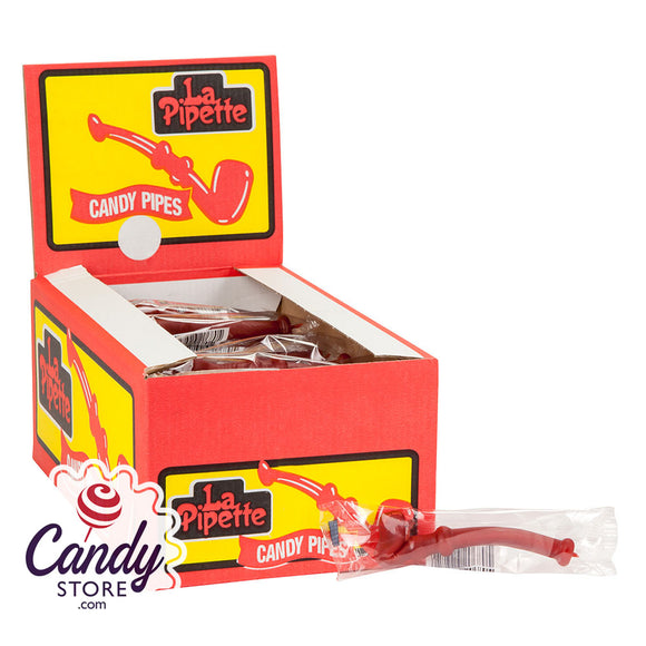 Candy Pipes Red Licorice 0.6oz - 60ct CandyStore.com