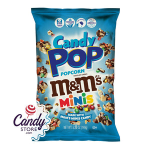 Candy Pop M&M Popcorn 5.25oz Bags - 12ct CandyStore.com