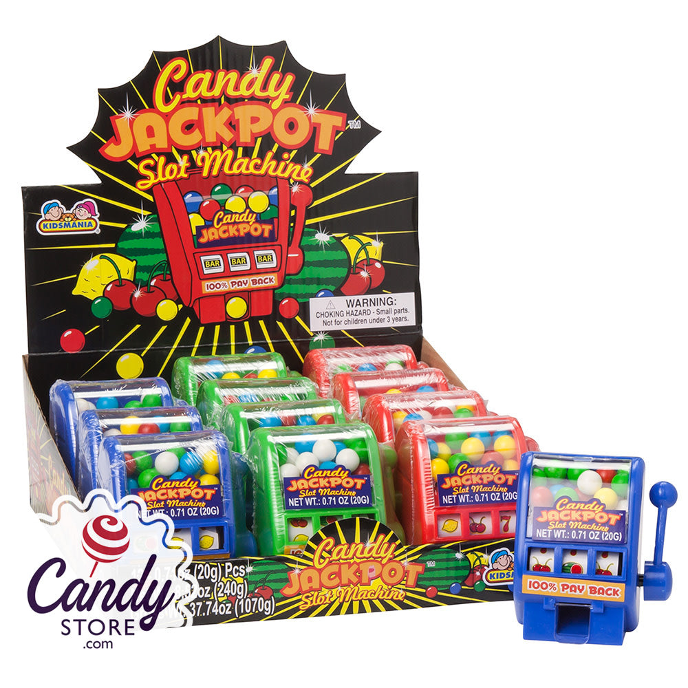 Candy Slots Candy Slot Machine Jackpot Toy Candy Dispensers 12ct - CandyStore.com