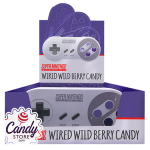 Candy Super Nintendo Controller Wild Berry Sours - 12ct Tins CandyStore.com