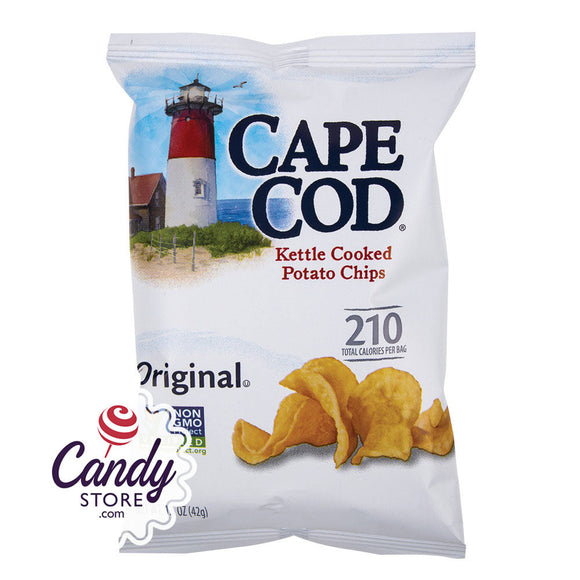Cape Cod Original Salted Chips 1.5oz Bags - 56ct CandyStore.com