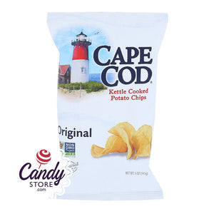 Cape Cod Original Salted Chips 5oz Bags - 8ct CandyStore.com