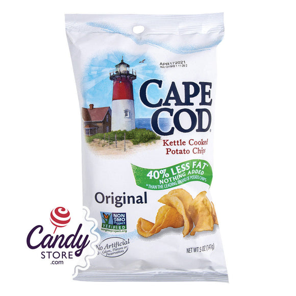 Cape Cod Reduced Fat Chips 5oz Bags - 8ct CandyStore.com