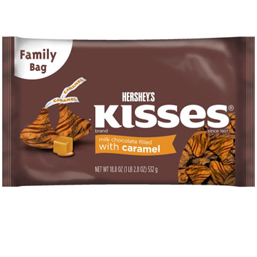 Caramel Hersheys Kisses - 18oz CandyStore.com