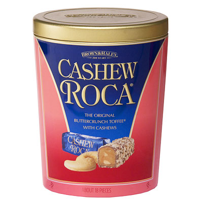 Cashew Roca 8oz Tin CandyStore.com