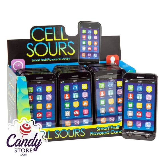 Cell Sours Mobile Smart Phone Candy - 18ct Tins CandyStore.com