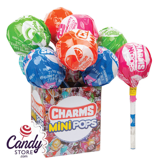 Charms Mini Mega Pops Lollipops - 10ct CandyStore.com
