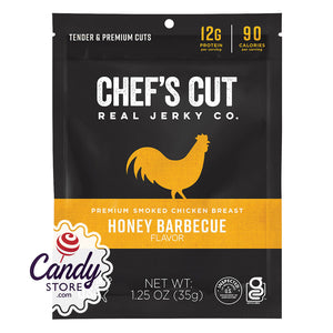 Chef's Cut Honey Bbq Chicken Jerky 1.25oz Bags - 12ct CandyStore.com