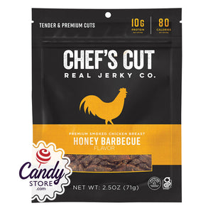 Chef's Cut Honey Bbq Chicken Jerky 2.5oz Bags - 8ct CandyStore.com