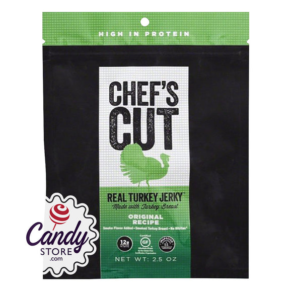 Chef's Cut Teriyaki Turkey Jerky 2.5oz Bags 8ct